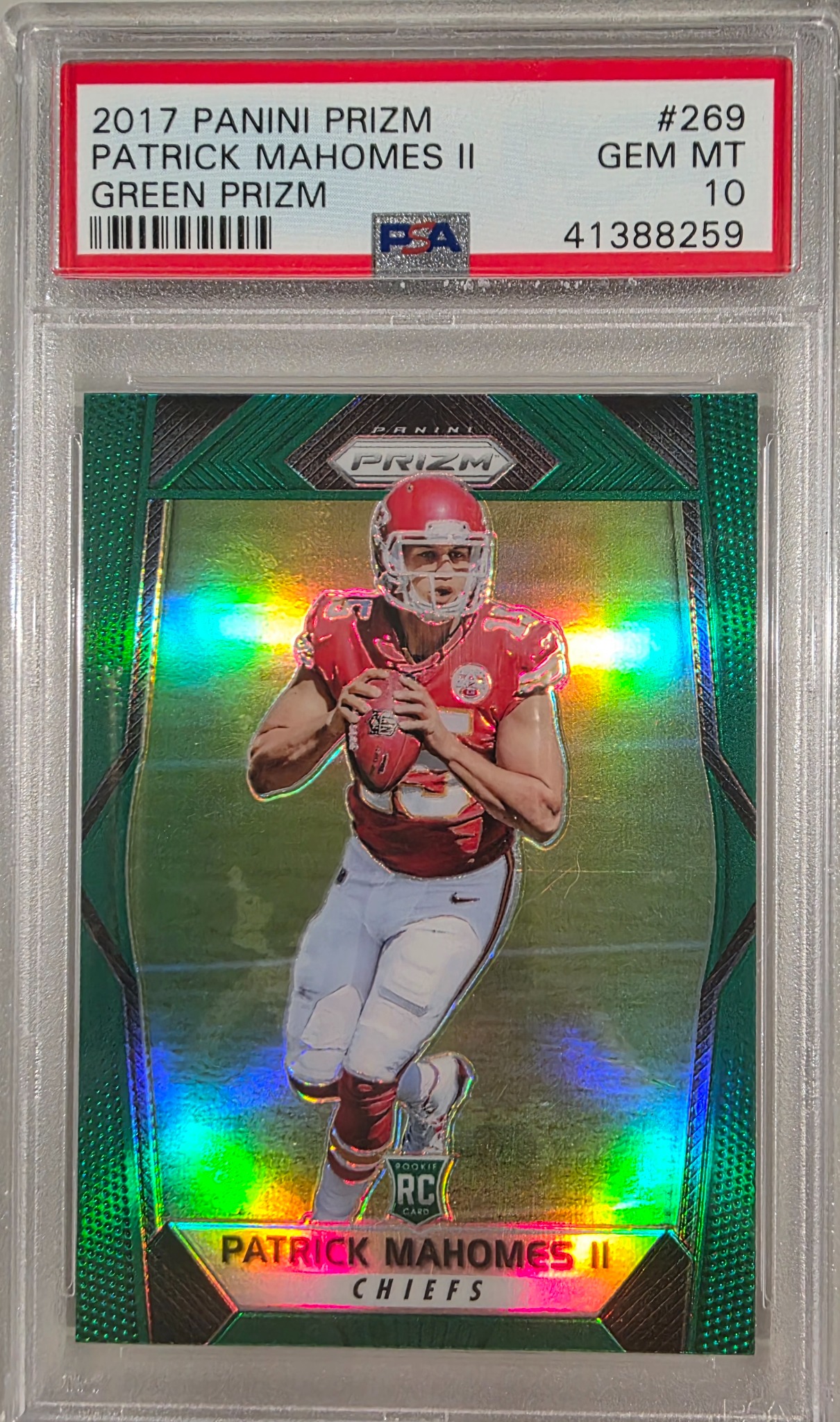 Patrick Mahomes rookie card