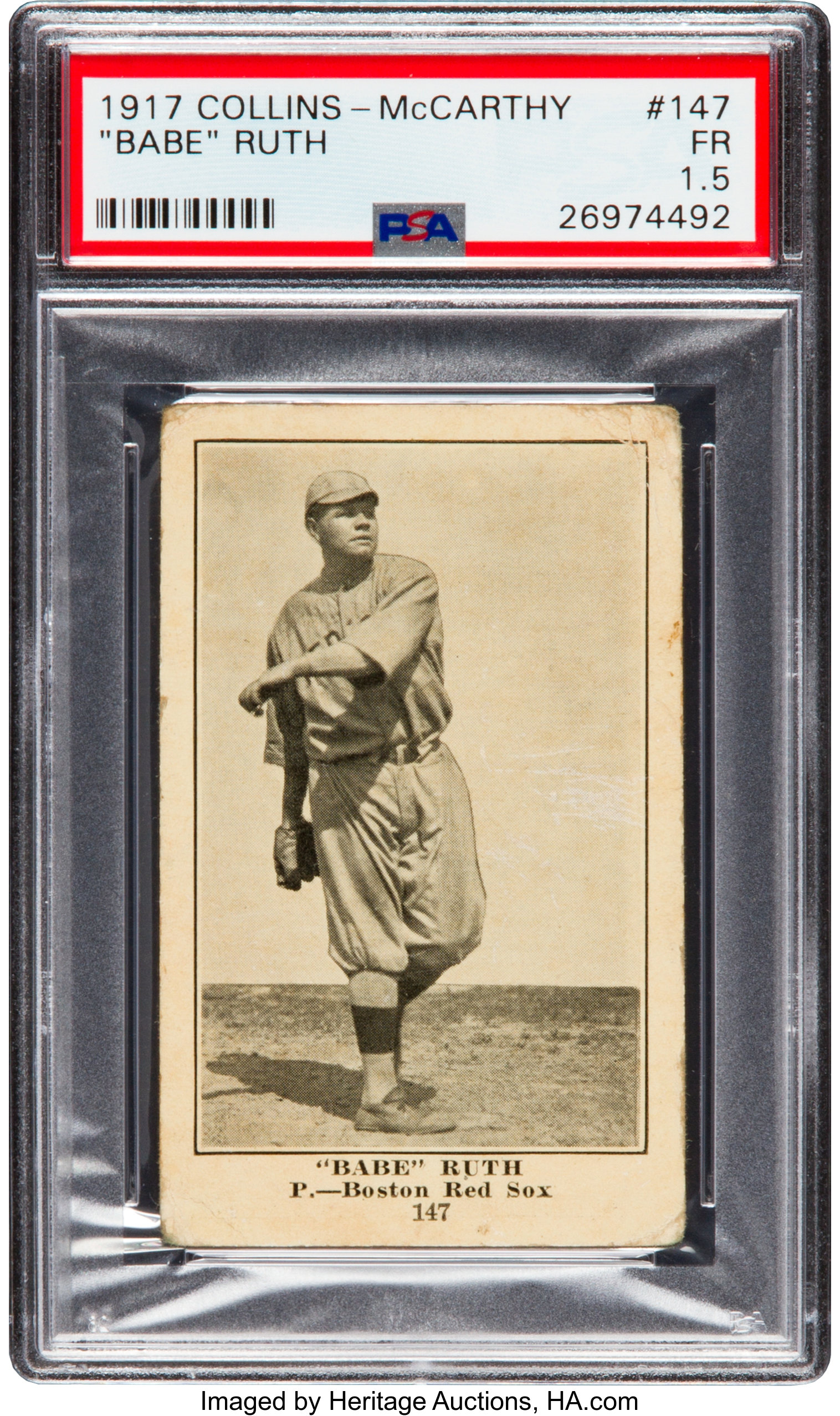 Babe ruth baseball cards oakhurst cards